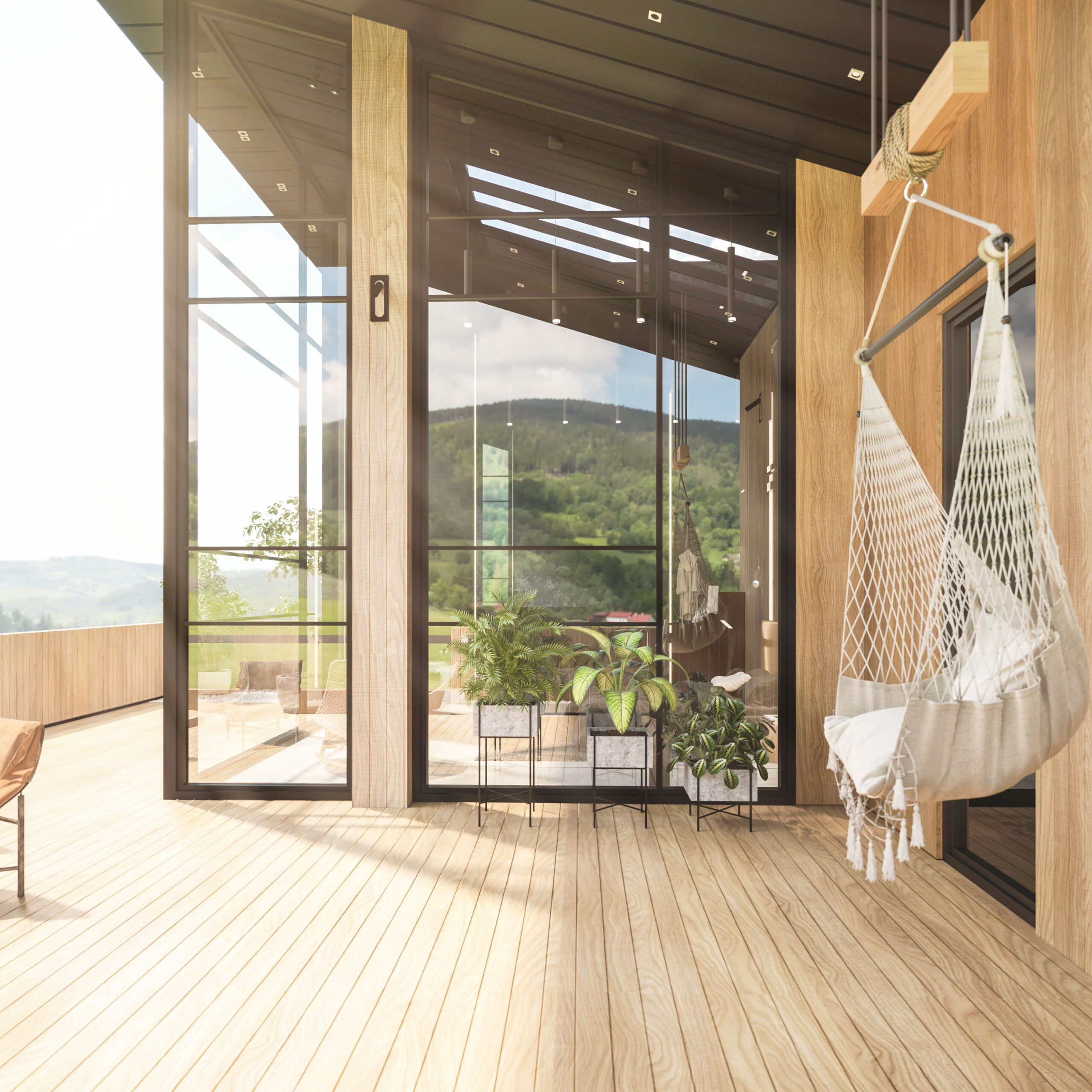 طراحی معماری ویلای سرولات